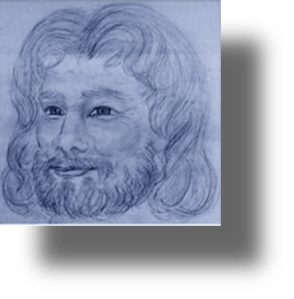 Drawing of the ghost they created. They named him "Philip".